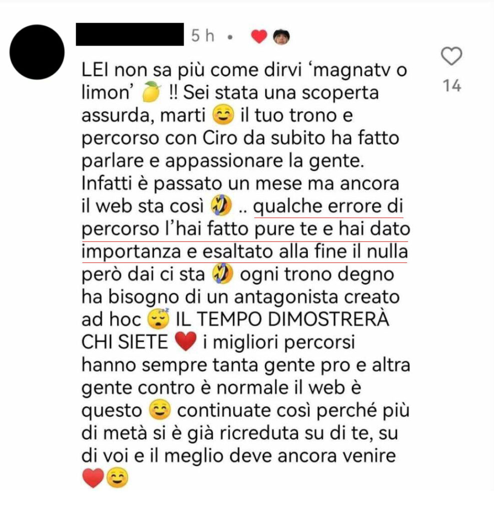 Uomini e donne, nuovo gesto di Martina contro Gianmarco? 2