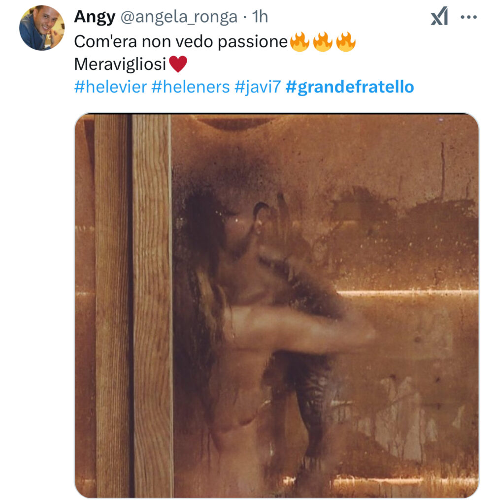 Grande Fratello, Helena e Javier scoppia la passione in sauna 2