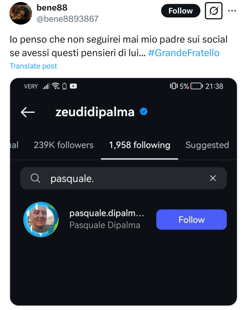 Grande Fratello, qualcosa non torna nella storia di Zeudi e suo padre 3