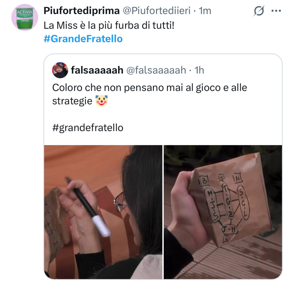 Grande Fratello, Zeudi di accorda con il gruppo per le nomination 4