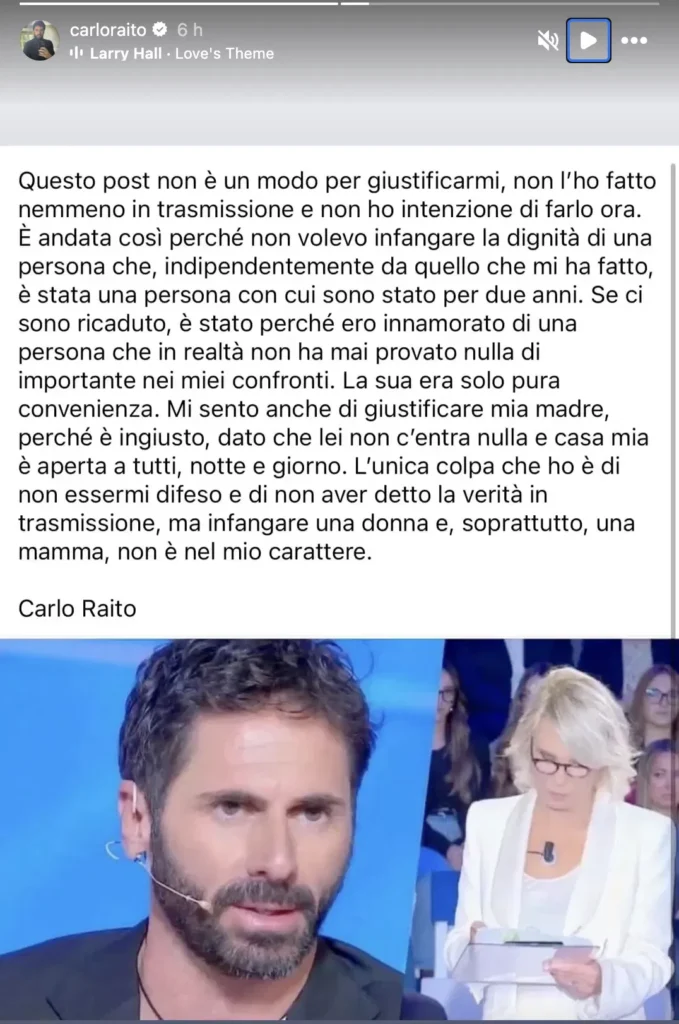 C’è posta per te, Carlo rompe il silenzio dopo la puntata 2